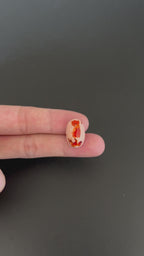 Mexican Fire Opal Cabochon 20x13 mm Approximately 9.17 Carat (GTG-MFO-10)