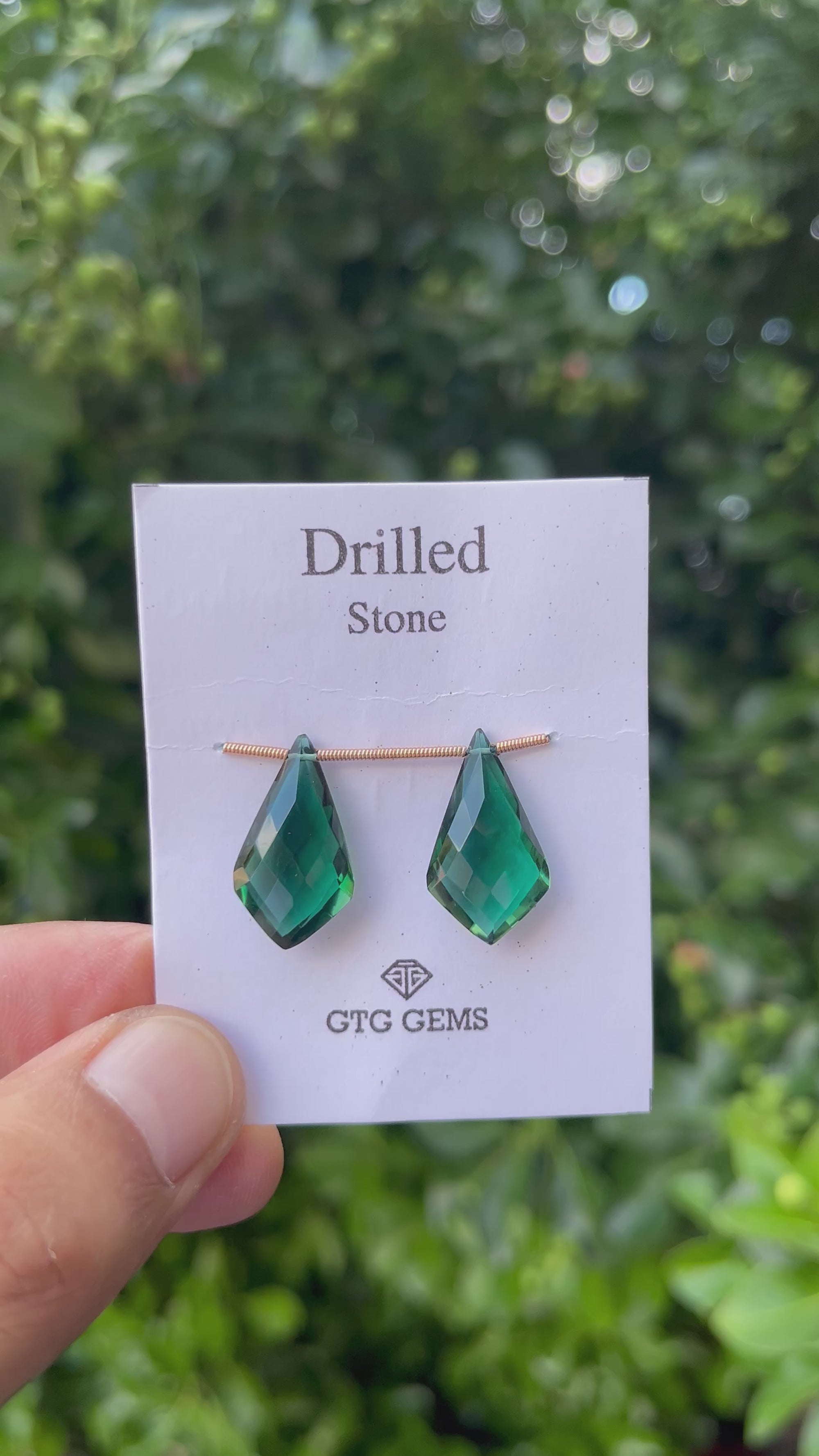 Hydro Drilled Tourmaline 22x13 mm, Approximately 14 Carat (GTG-HT-4)