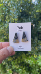 Picasso Jasper 23x15mm Matching Pair Cabochon Approximately 21 Carat (GTG-MPJ-8)