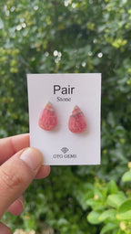 Rhodochrosite 20x13mm Matching Pair Cabochon