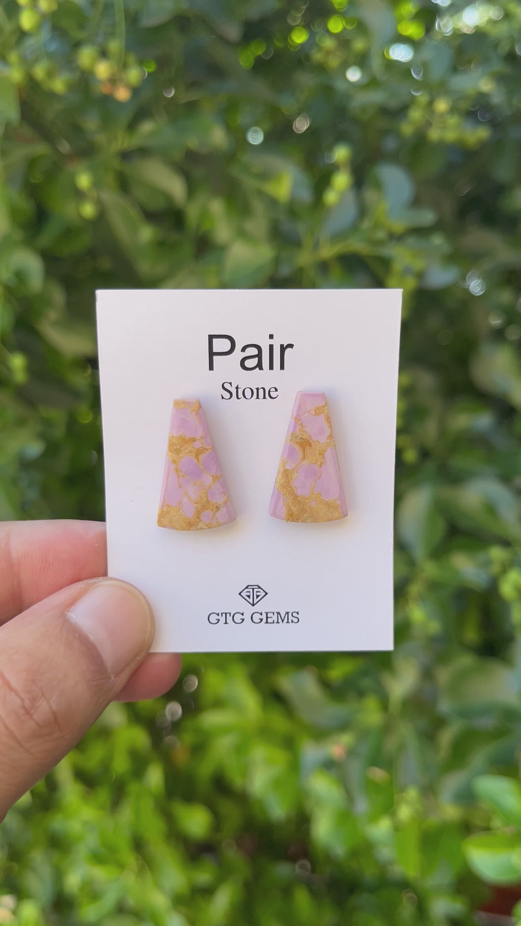 Phosphosiderite Matching Cabochon 23x14 mm, Approximately 16 Carat (GTG-MPC-12)