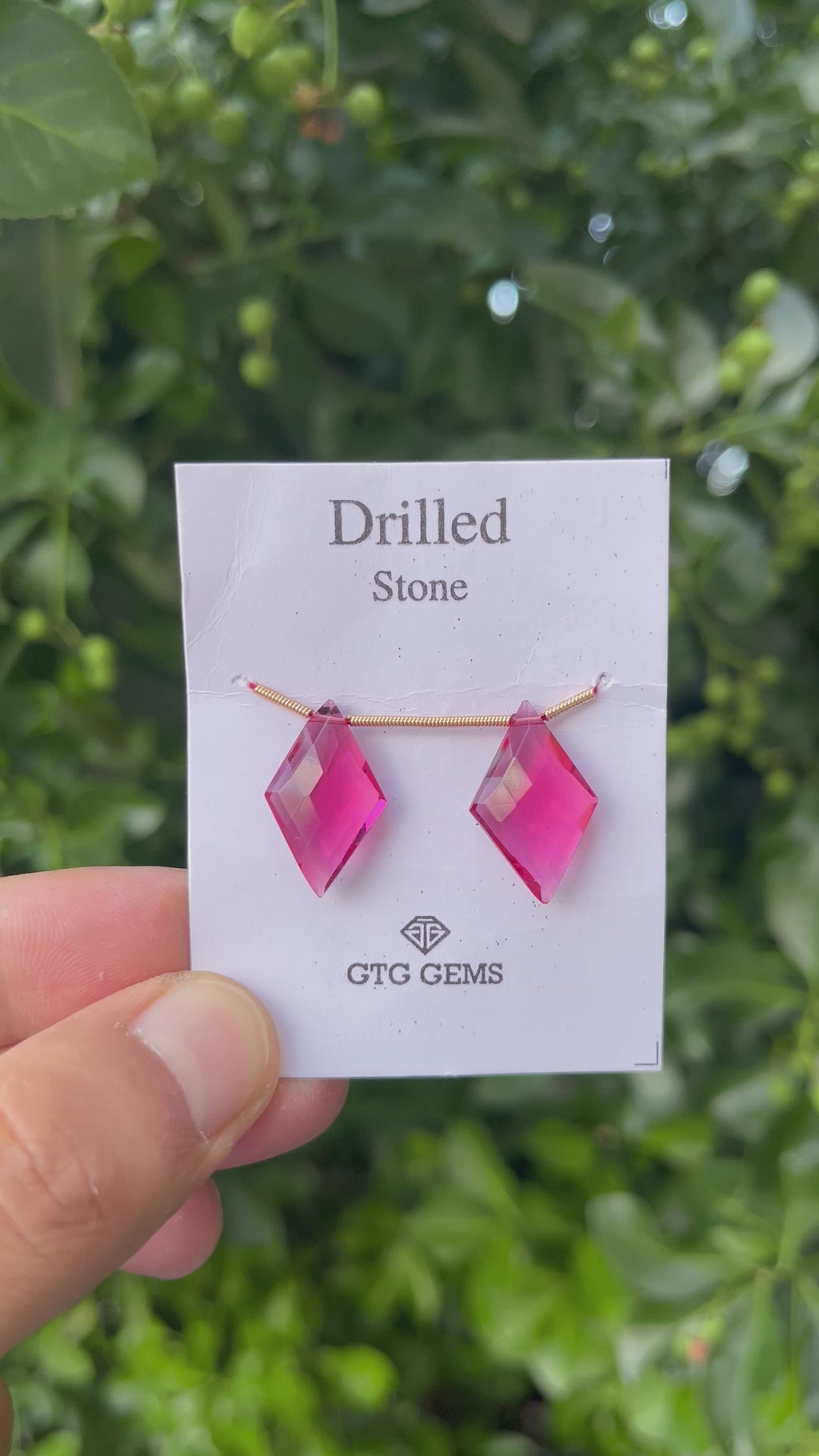 Hydro Drilled Tourmaline 21x13 mm, Approximately 15.50 Carat (GTG-HT-10)