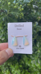 Hydro Drilled Opalite 22x13mm, Approximately 14.50 Carat (GTG-HO-4)