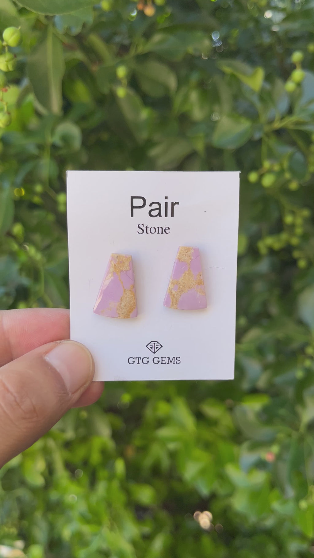 Phosphosiderite Matching Cabochon 19.5x13.5 mm, Approximately 16 Carat (GTG-MPC-11)