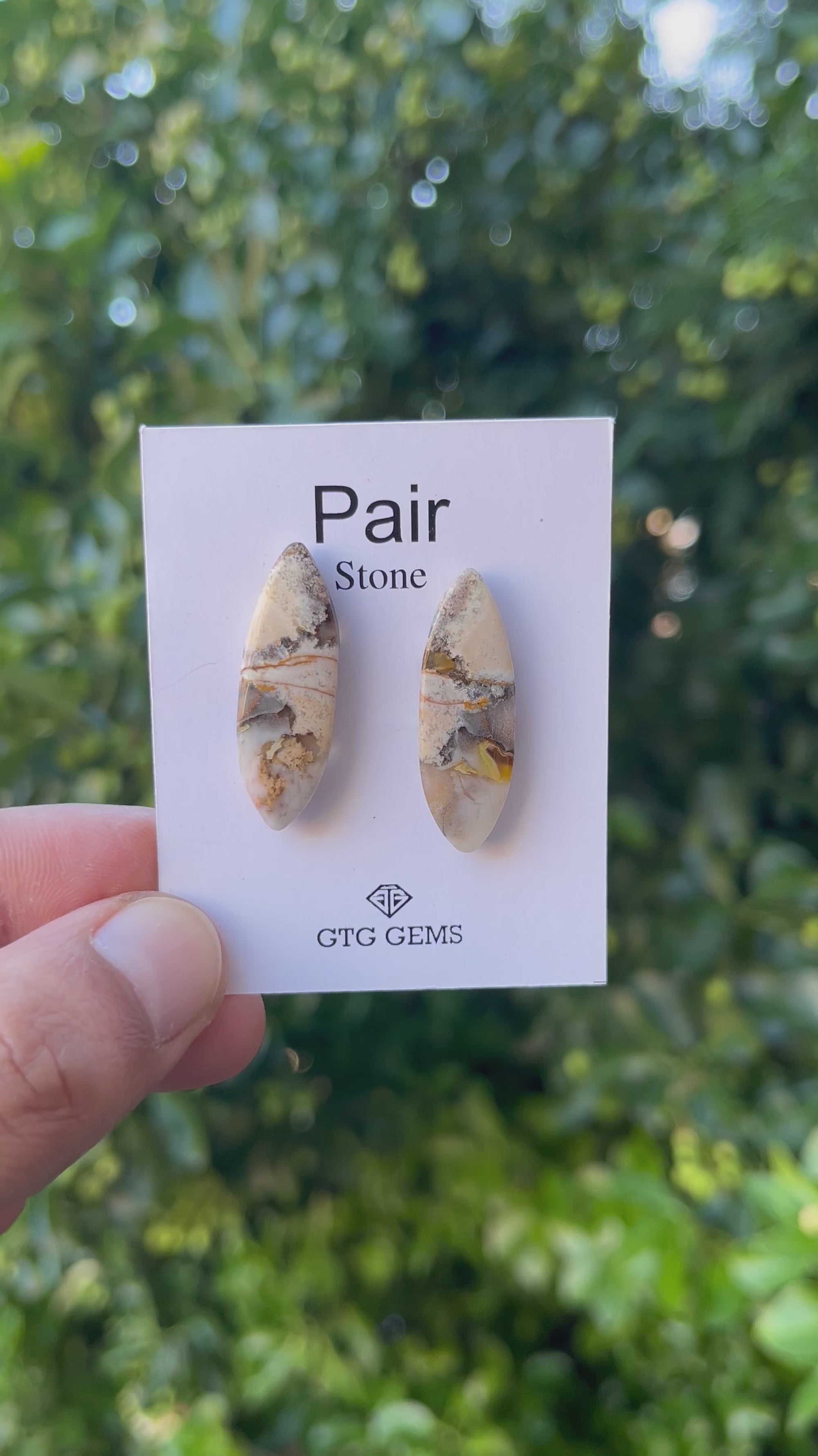 Mookaite Jasper 31x10mm Matching Pair Cabochon Approximately 19 Carat (GTG-MMK-2)