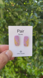 Phosphosiderite Matching Cabochon 21x10 mm, Approximately 15.5 Carat (GTG-MPC-9)