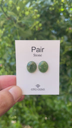 Natural Jade Pear Shape Cabs 14x12 mm Approximately 10.43 Carat (GTG-J-2)