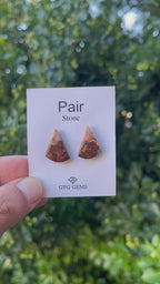 Mookaite Jasper 19x14mm Matching Pair Cabochon Approximately 15 Carat (GTG-MMK-1)