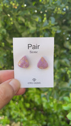 Phosphosiderite Matching Cabochon 16x14 mm, Approximately 13.5 Carat (GTG-MPC-7)