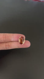 Mexican Fire Opal Cabochon 18x14 mm Approximately 9.95 Carat (GTG-MFO-19)