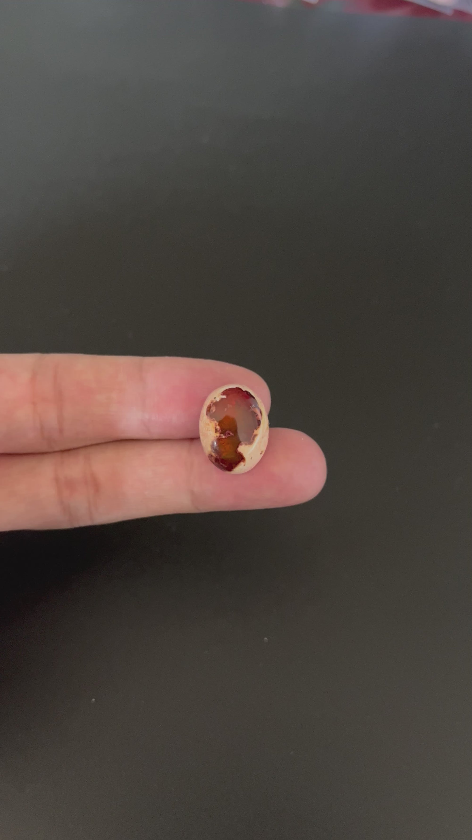 Mexican Fire Opal Cabochon 18x14 mm Approximately 9.95 Carat (GTG-MFO-19)