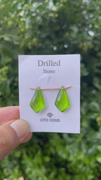 Drilled Peridot Hydro 22x13mm Approximately 13.50 Carat (GTG-HP-1)