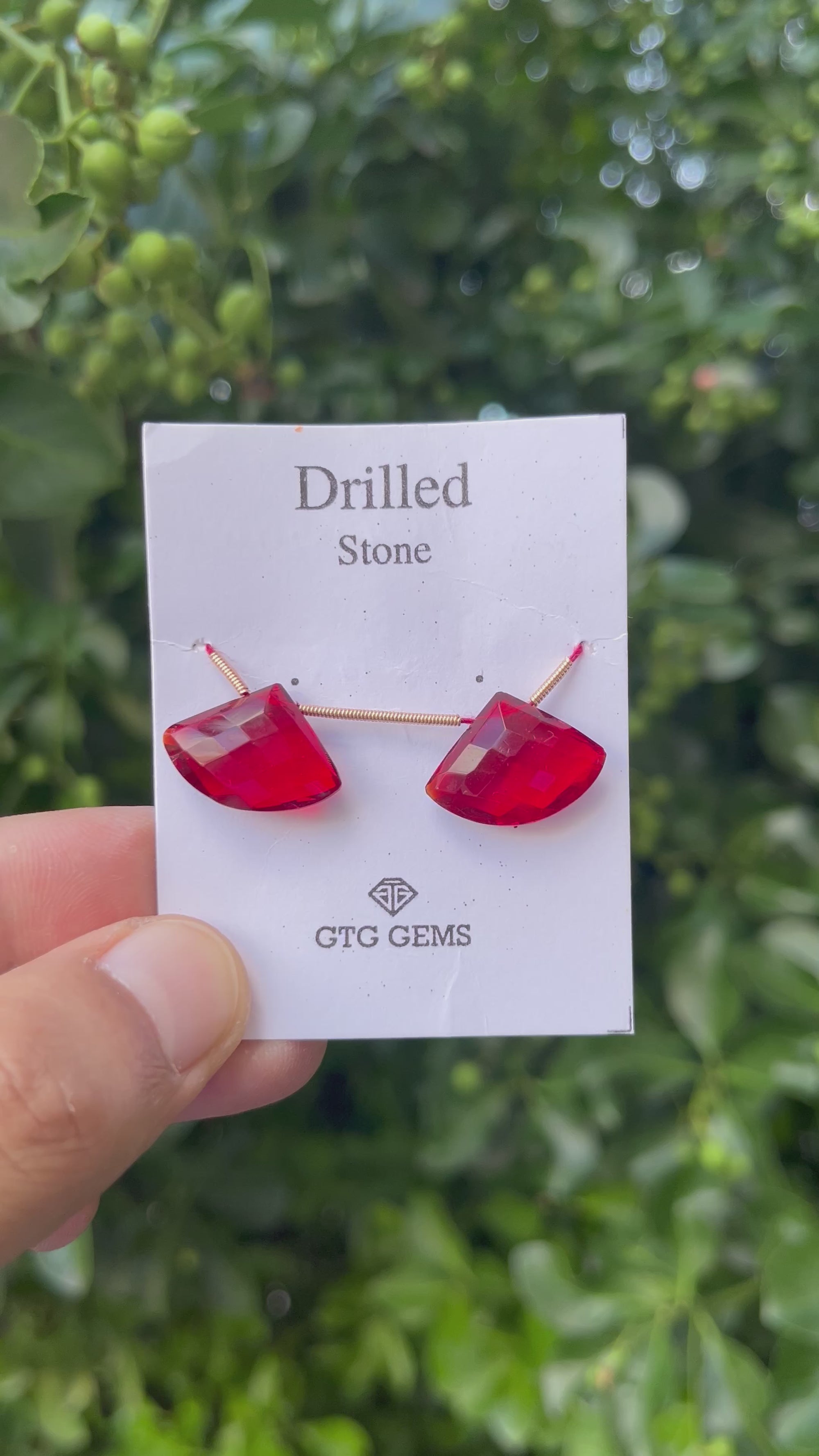 Drilled Garnet Hydro 14x20mm Approximately 15 Carat (GTG-HG-1)