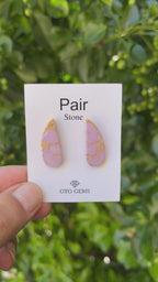 Phosphosiderite Matching Cabochon 26x10 mm, Approximately 18 Carat (GTG-MPC-3)