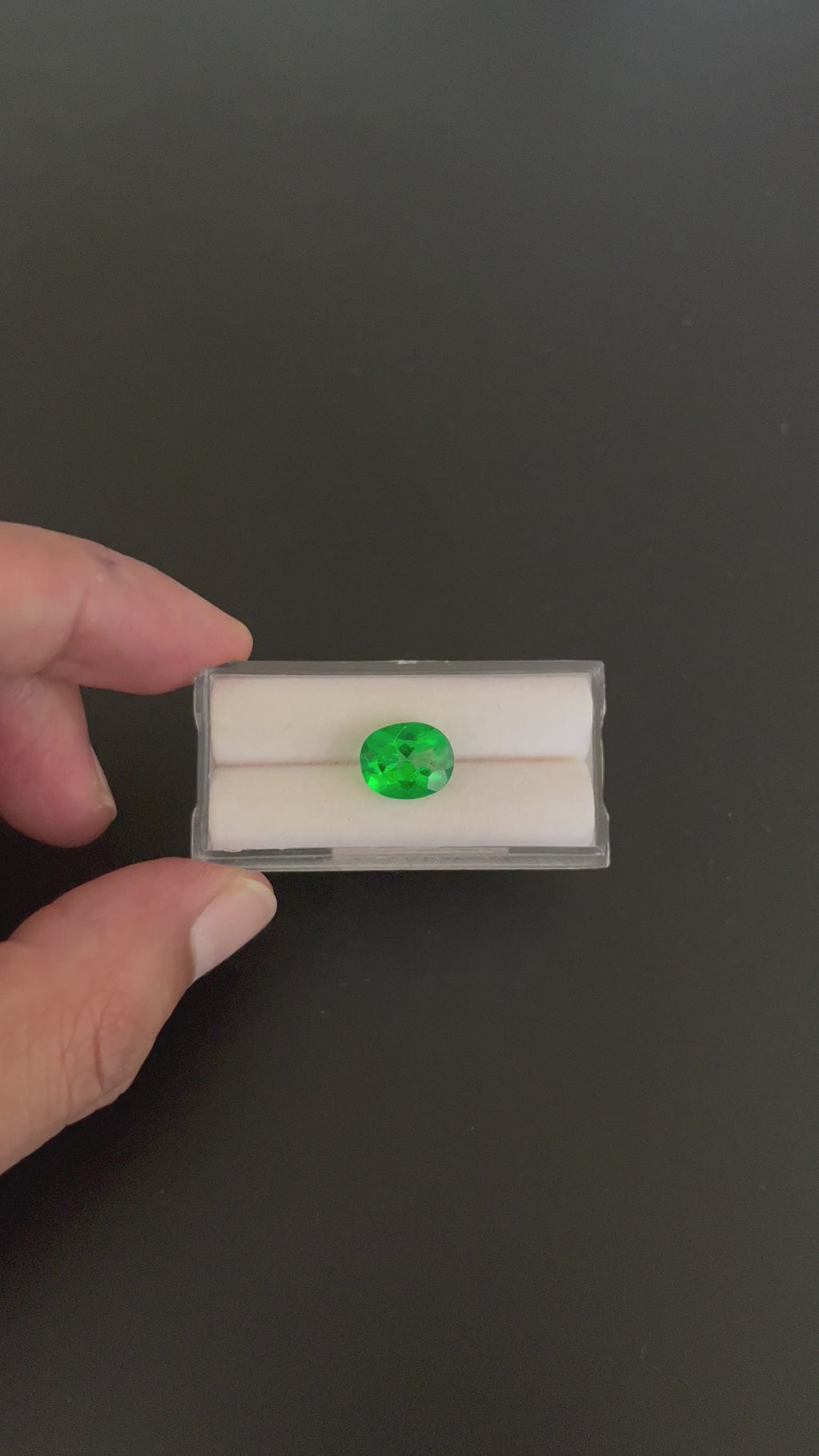 Green Topaz, Faceted 11.2x9.2 mm, Approximately 4.86 Carat (GTG-GTO-44)