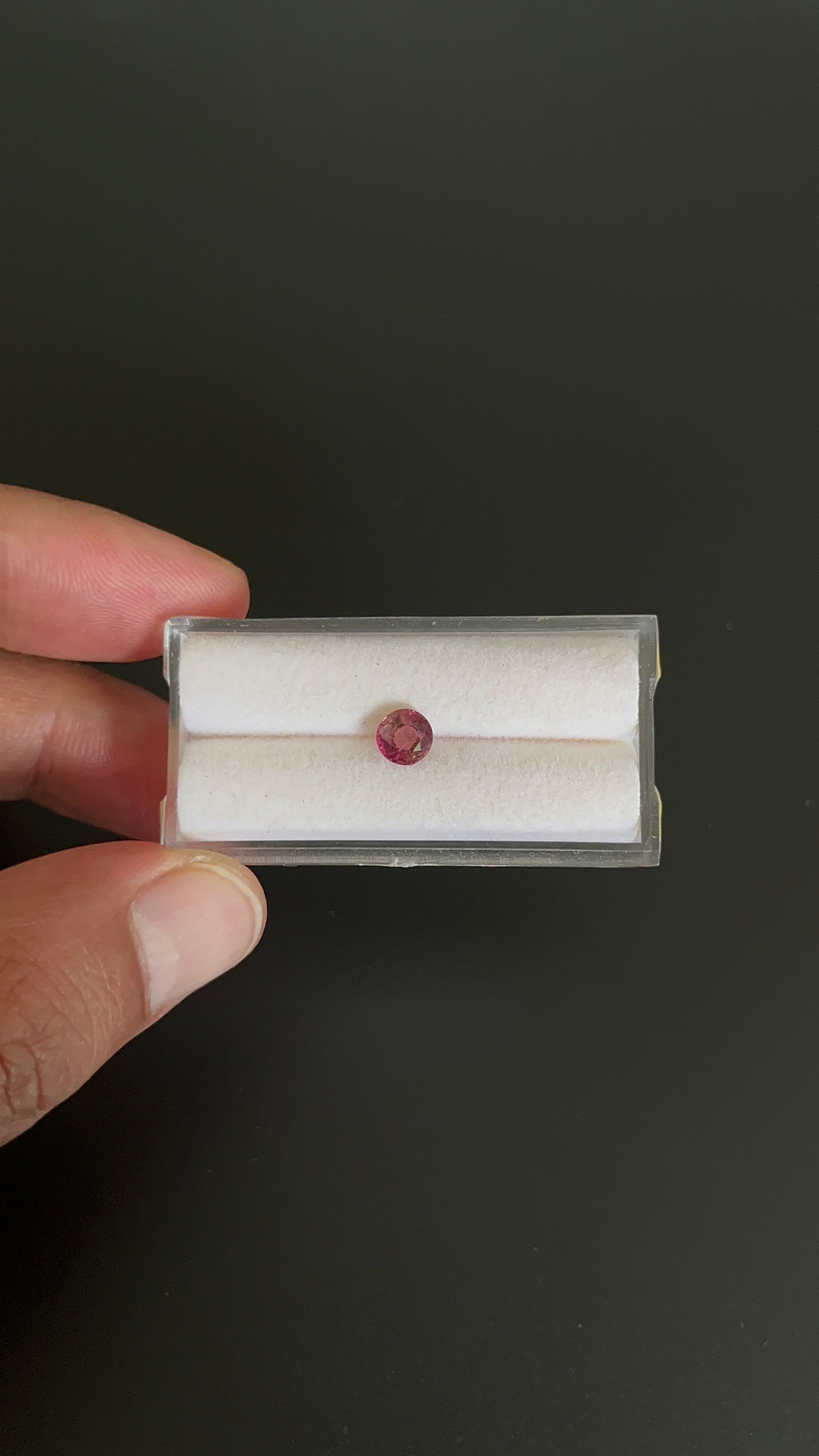 Natural Tourmaline, Faceted 5mm Approximately 0.71 Carat (GTG-TOU-224)