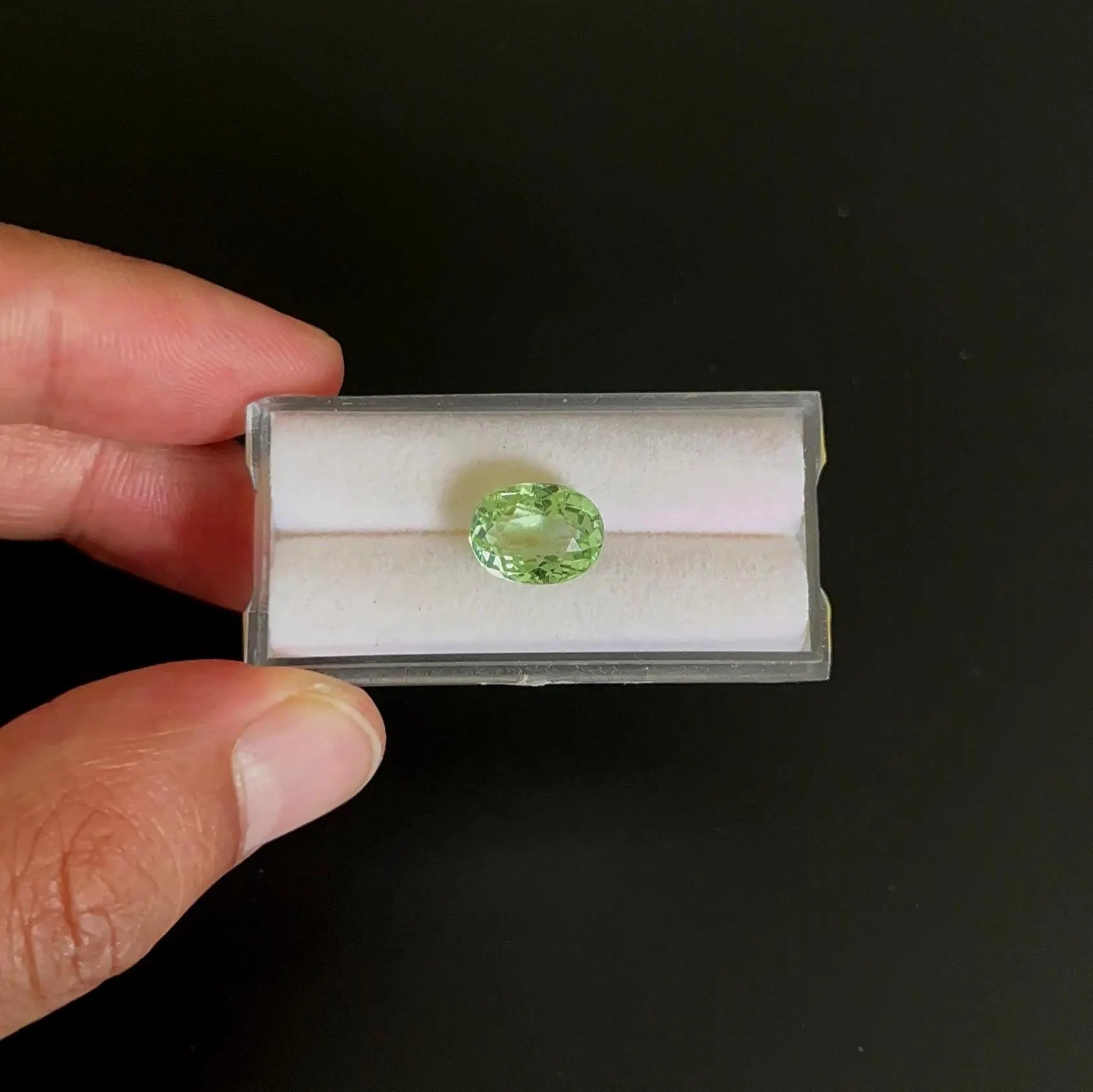 Oval Shape Tourmaline Faceted 11 x 8.5 x 6.5 mm Approximately 4.42 Carat (GTG-TOU-249)