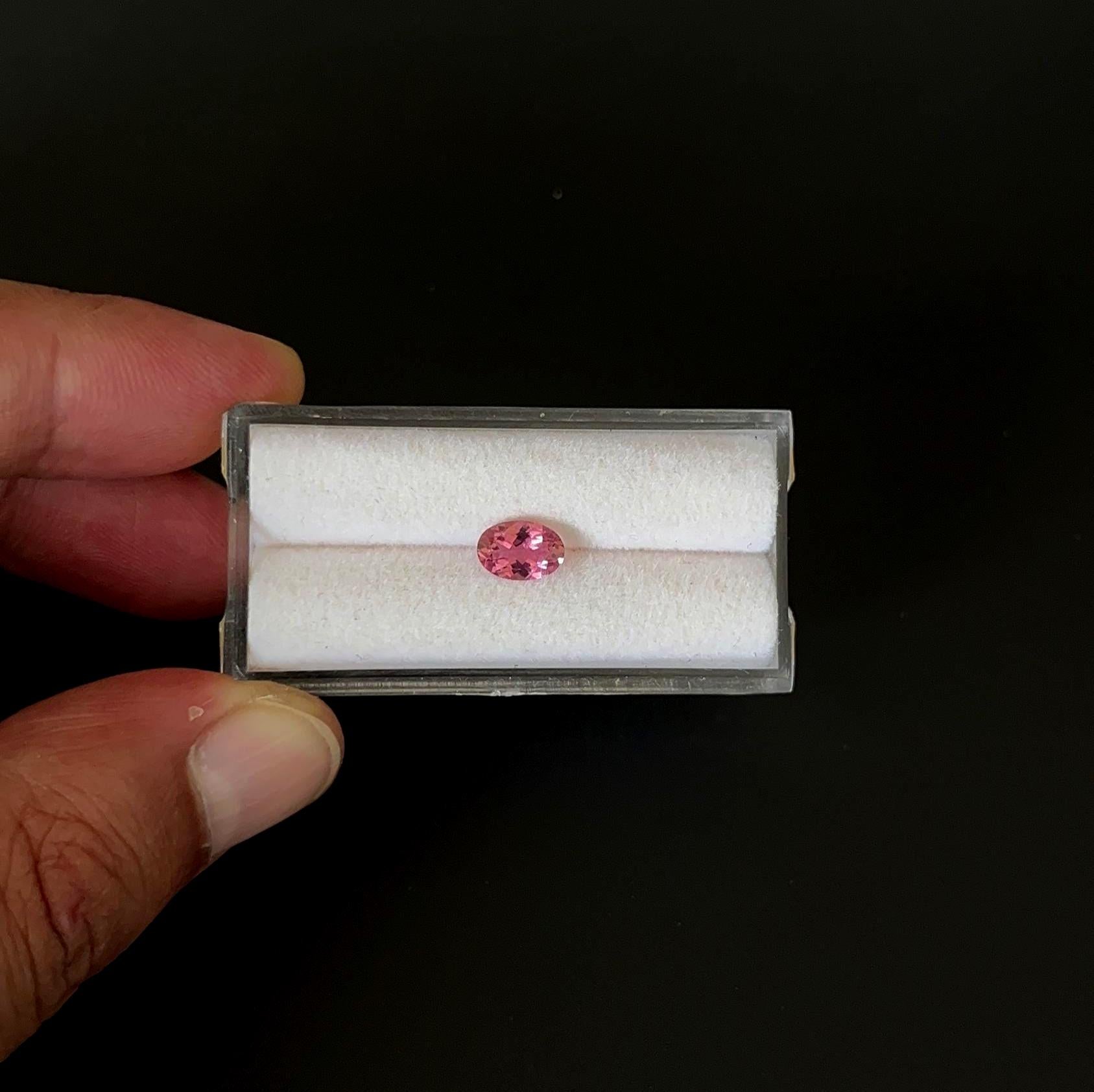 Natural Tourmaline Faceted 7.6x5.2 mm Single Piece Approximately .78 Carat (GTG-TOU-326)