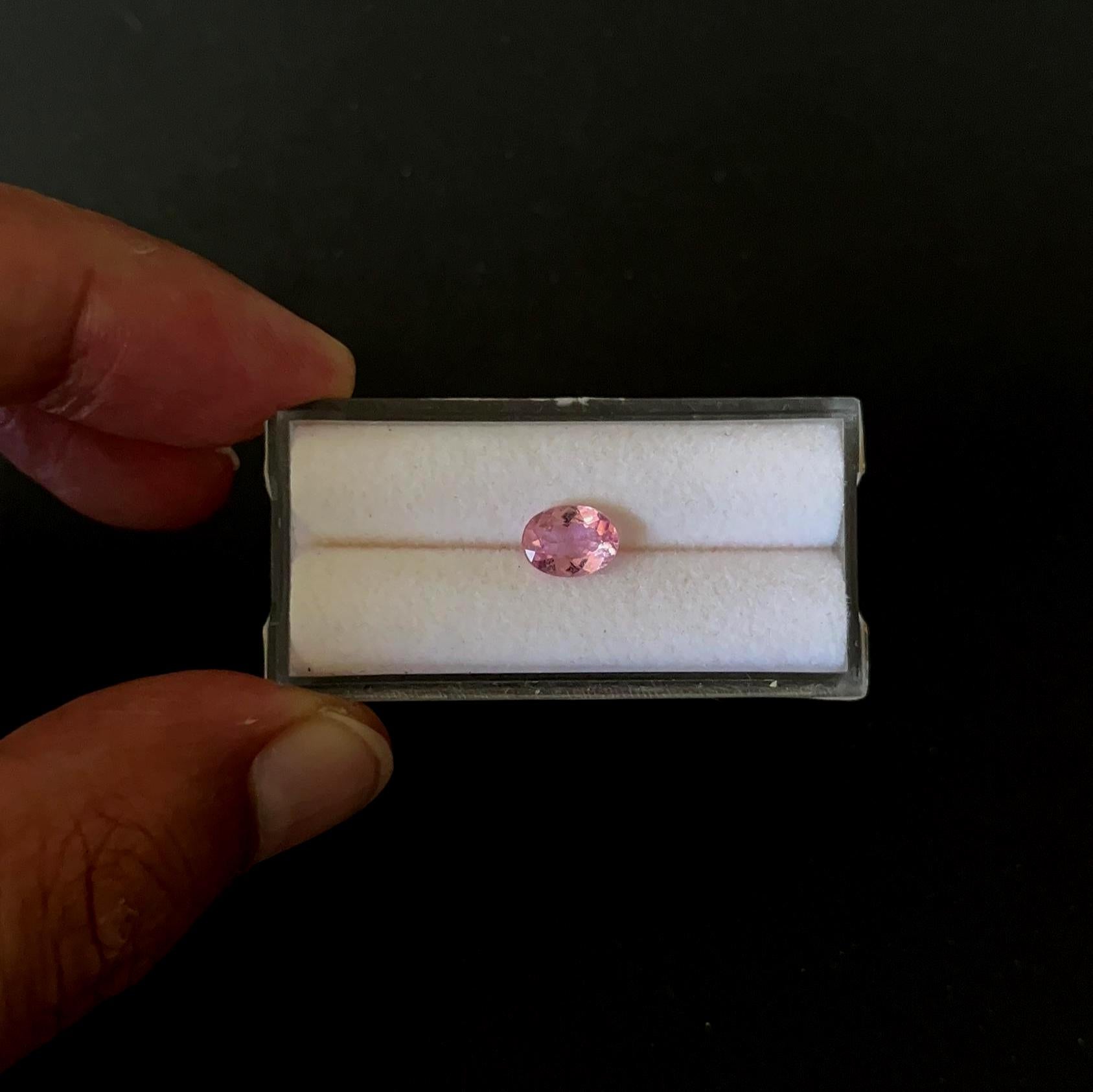 Natural Tourmaline Faceted 8x5.9 mm Single Piece Approximately 1.02 Carat (GTG-TOU-331)