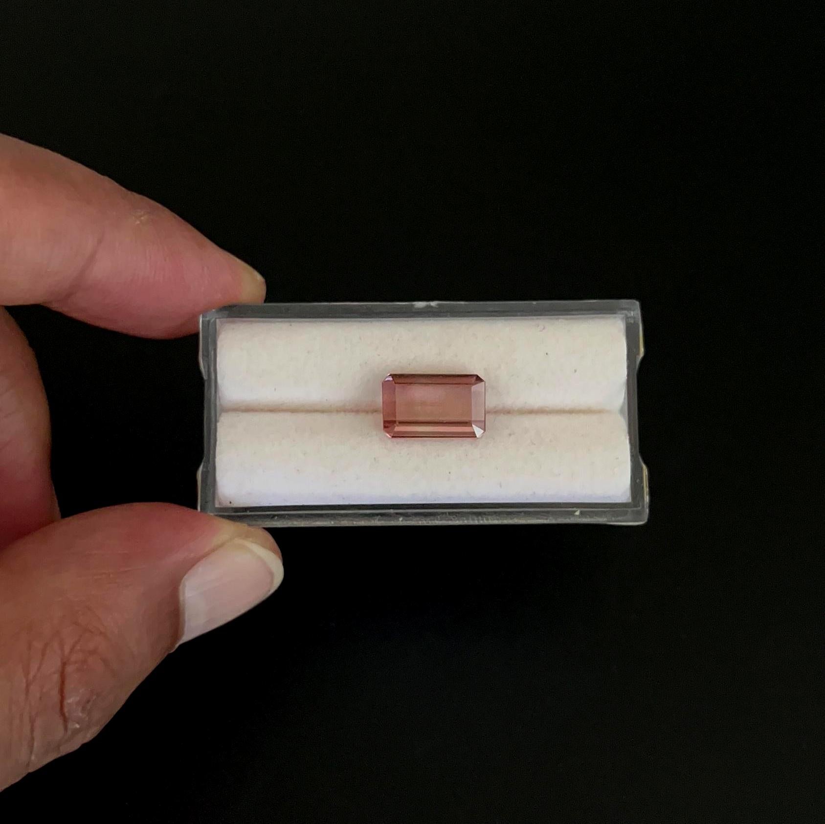 Natural Tourmaline Faceted 11.3x7.3 mm Single Piece Approximately 3.31 Carat (GTG-TOU-339)