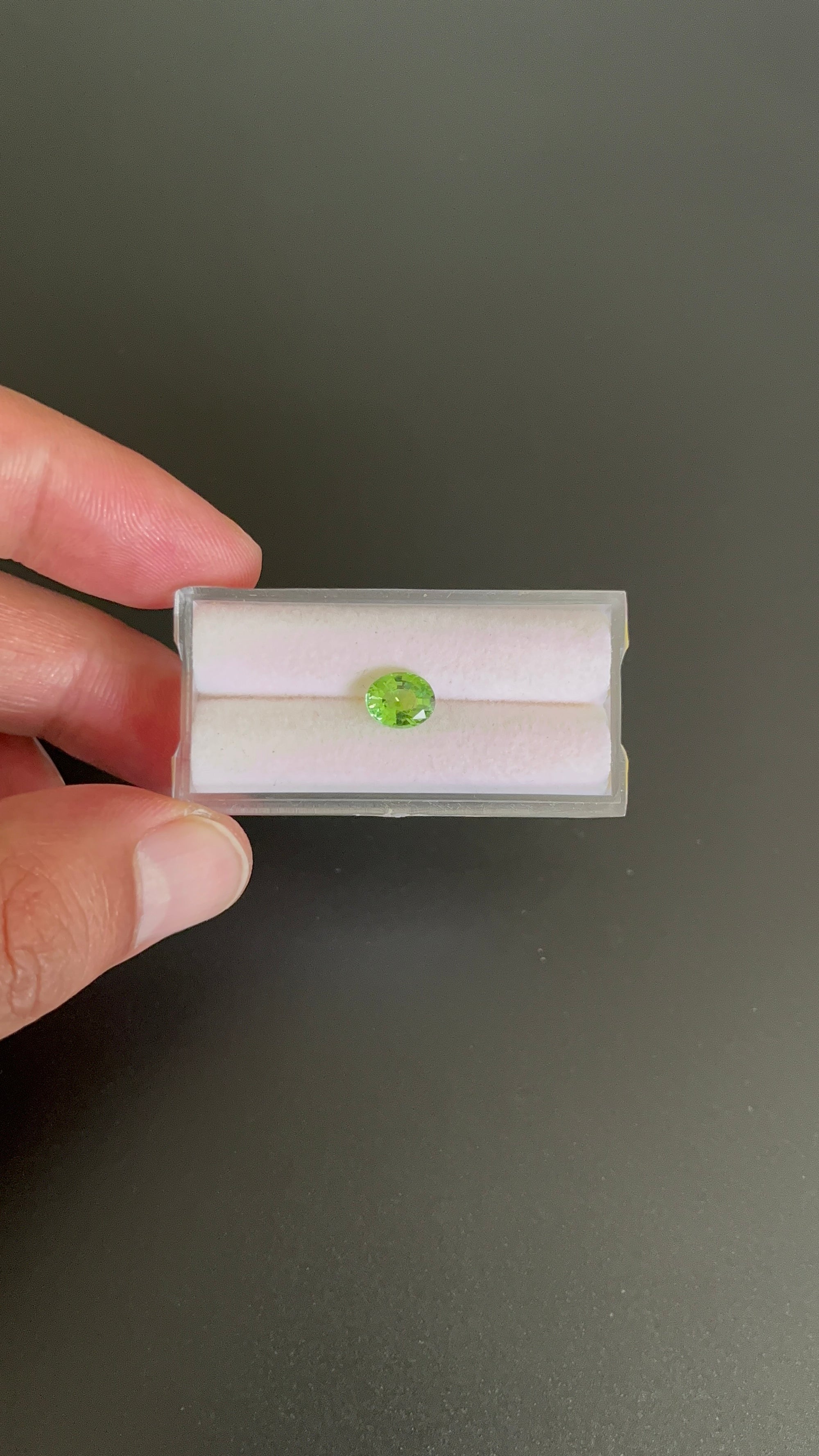 Tourmaline, Faceted Oval Shape 7.6 x 6.2 mm Approximately 1.11 Carat (GTG-TOU-314)