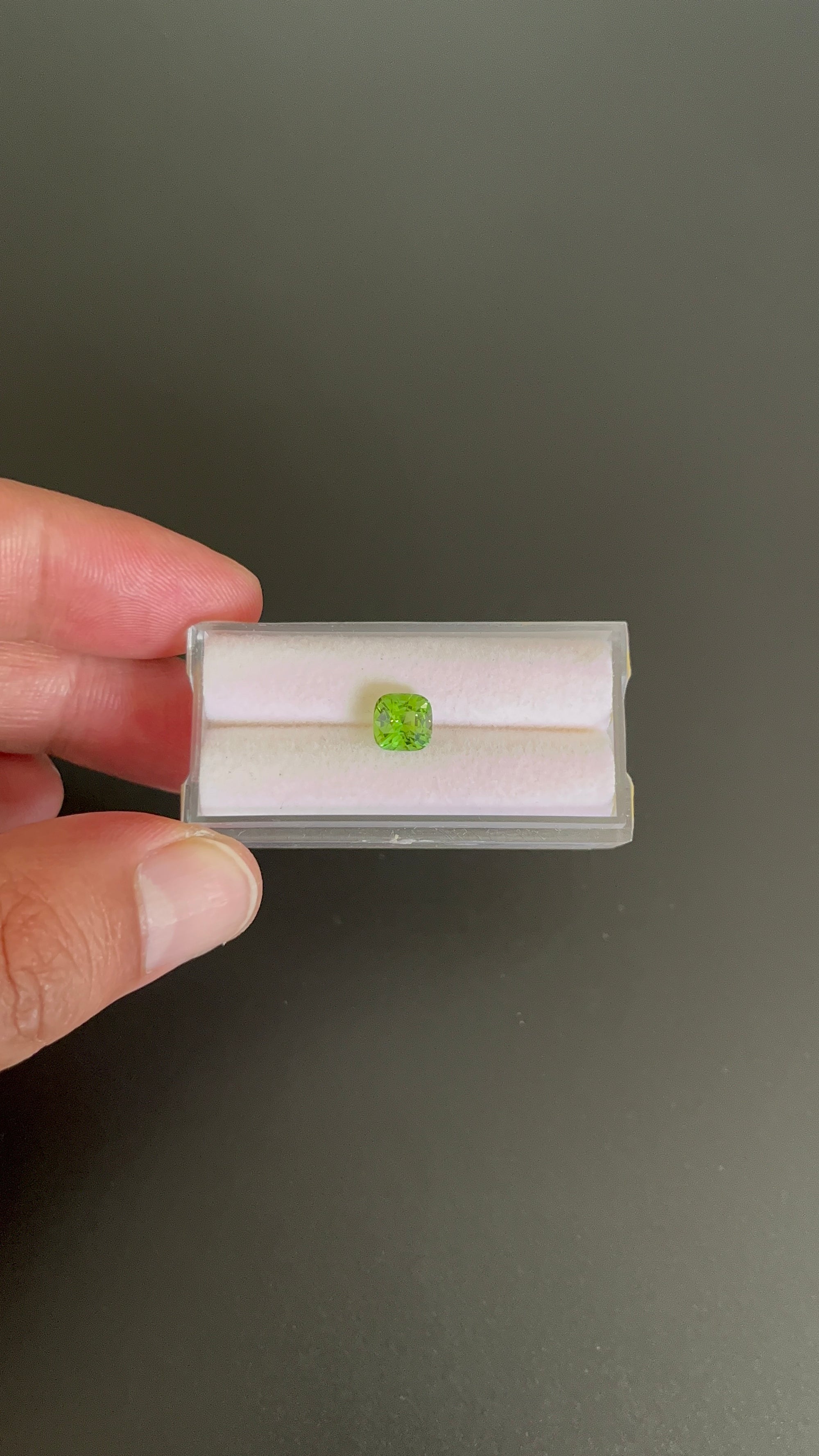 Tourmaline, Faceted Square Shape 6.5 x 6.4 mm Approximately 1.49 Carat (GTG-TOU-316)