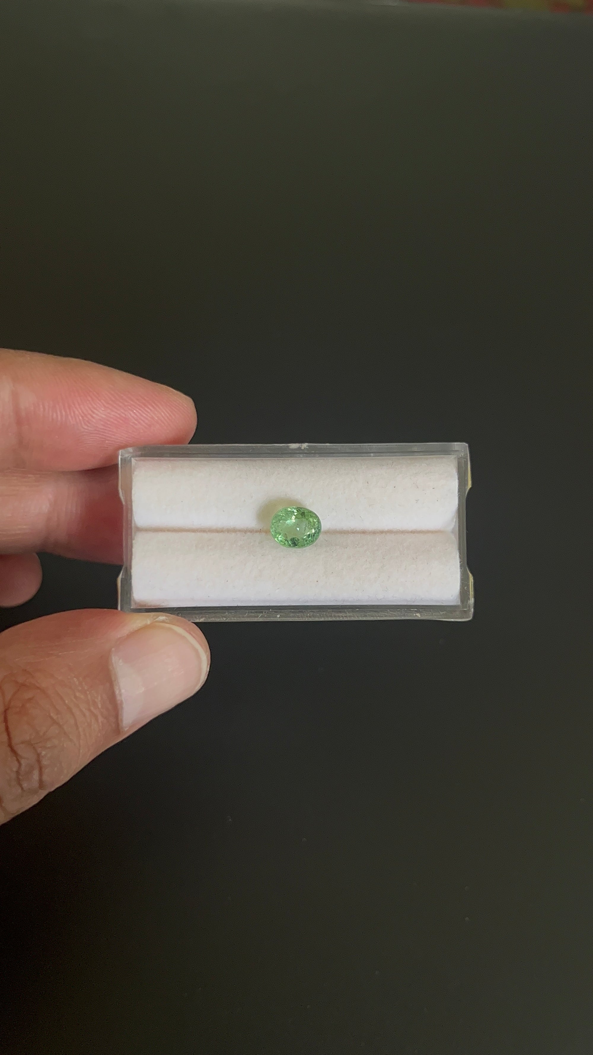 Oval Shape Tourmaline, Faceted 7.09 x 5.82 x 4.89 mm Approximately 1.44 Carat (GTG-TOU-7